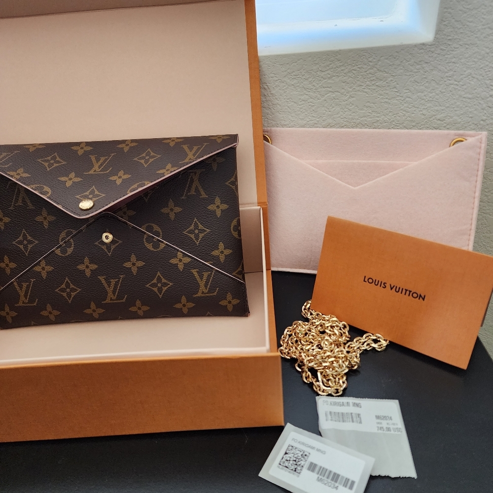 Louis Vuitton Kirigami Pochette Large with box,receipt, insert, and chain